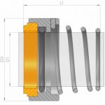 2D phớt bơm dầu truyền nhiệt